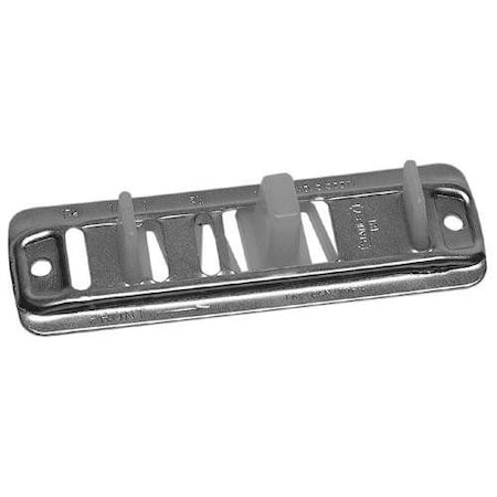 Best Hinges Bypass Adjustable Floor Guide # 541012 White Finish BP15075